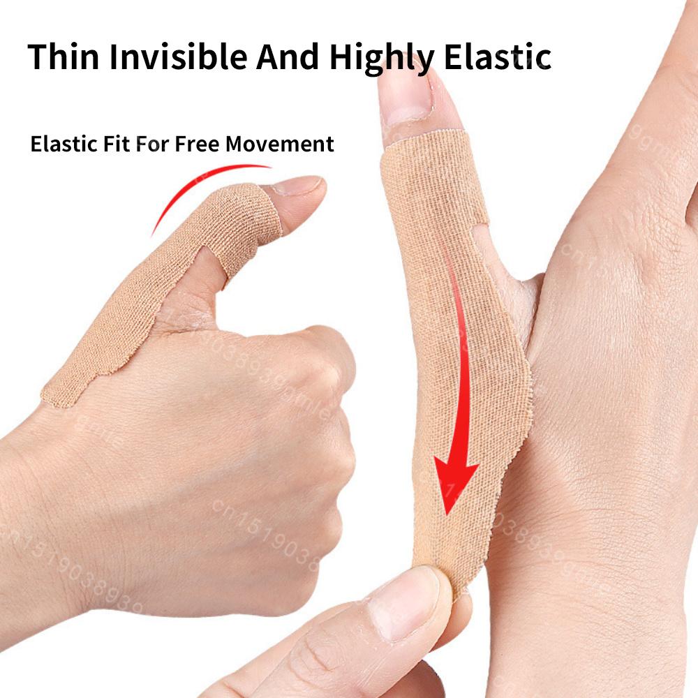Precut Thumb Support Tape Elastic Kinesiology Tape Thumb Pain Relief Arthritis Tendonitis Fixed Support Anti Friction Bandage