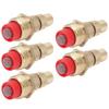 5Pcs G1 2 Male Thread Atomizing Nozzle with Filter Screen Adjustable Garden Lawn Sprayer Nozzle