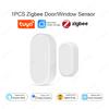 Zigbee Door Window Sensor Open Close Detector Smart Home Security Alarm Burglar Door Sensor Works With Alexa Home Assistant Z2M