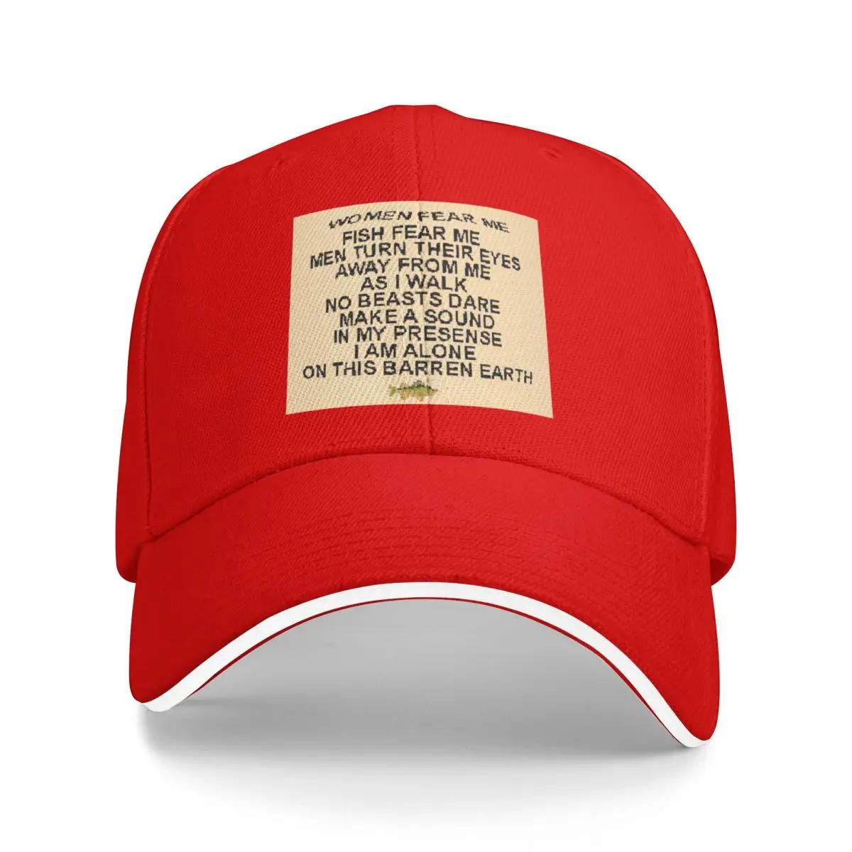 

WoUnisex Fear Me Baseball Cap Fishing Hat Sailor Cap For Unisex Luxury Unisex Hat Visor WoUnisexs Beach Outlet 2025 Unisexs