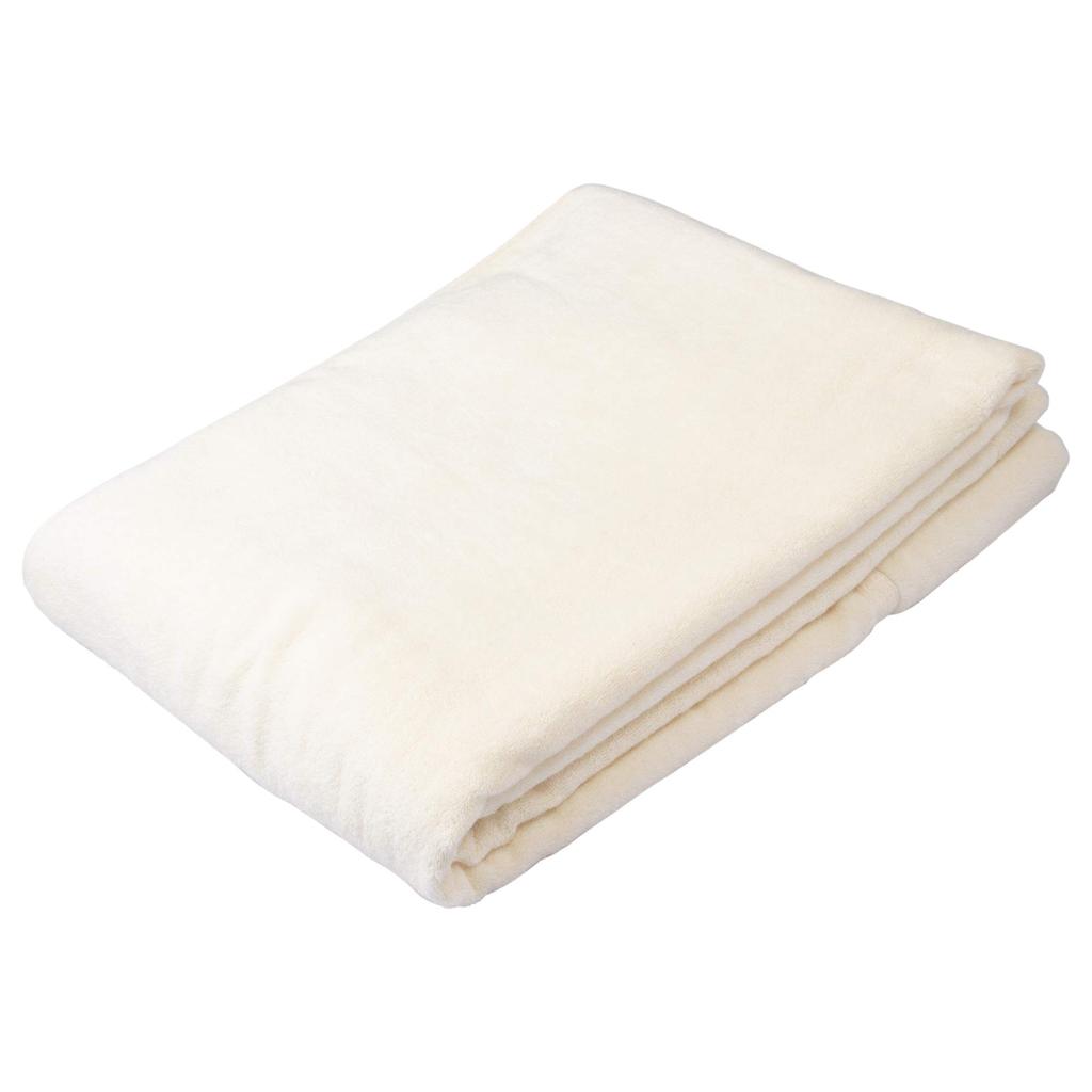 Nishikawa Premium Towel Soft and Comfortable Against Your Made in RR29220015IV Blanket, Ivory, Double, Fluffy, Skin, Japan,
