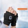 Heated Gloves Hand Warmer Gloves Waterproof USB Rechargeable Winter Fingerless Gloves Keep Warm for Motorcycle Riding Gloves