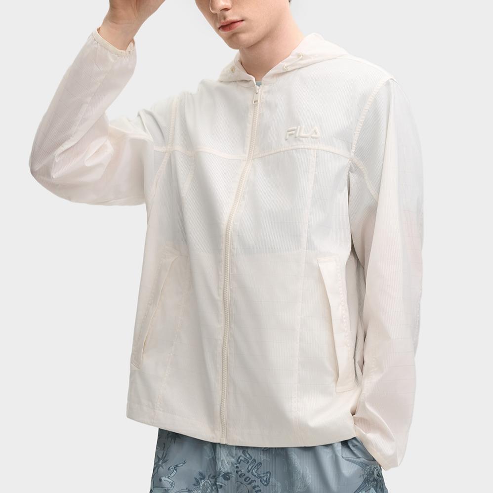 New FILA Jackets Coats Men's Heron White F11M518712F-WT