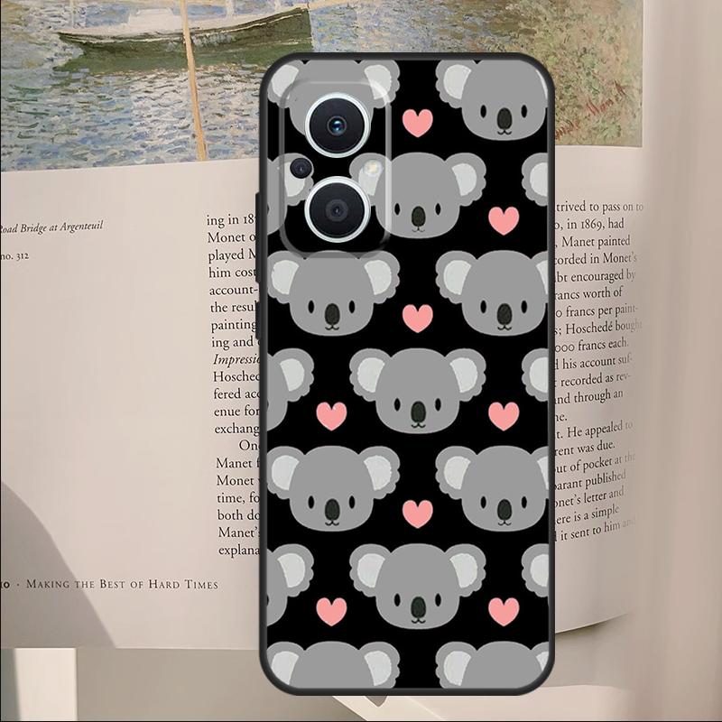 

Cute Australia Koala Art Cover For OPPO Reno 11F 12F 13F 14F 10 11 12 13 14 Pro 7 8 Lite OPPO Find X6 X8 X9 Pro Case OPPO Reno10 Pro