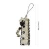 Butterfly Mobile Phone Pendant Bow Beaded Phone Chain Lace Fabric Lanyard Stylish Keychain Bag Charm Decorations