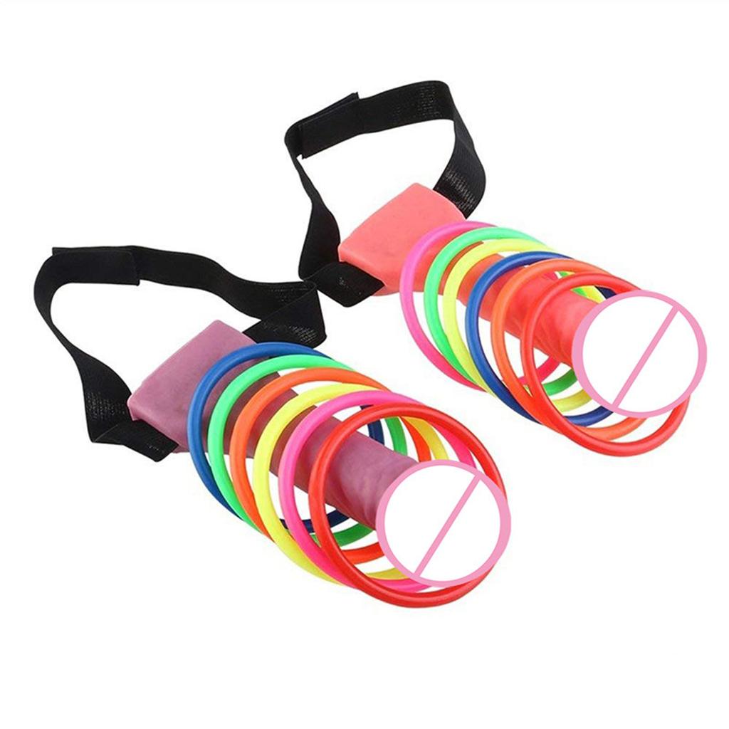 2 seturi joc de petrecere a burlacilor, petrecere a burlacilor fete noapte noutate accesorii jucării accesorii, joc de aruncare în formă de simulare pentru petrecerea adulților