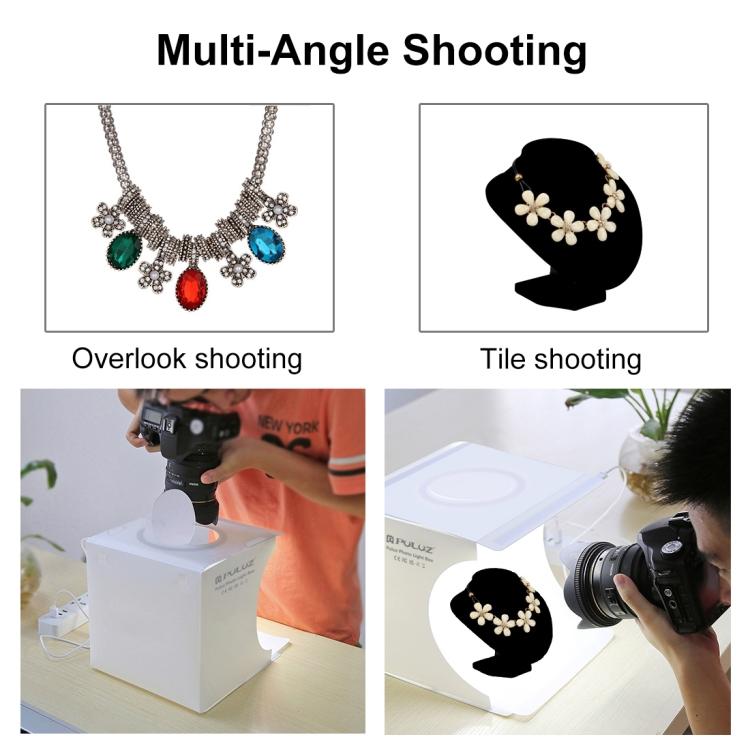 23 cm Ring-LED-Panel, zusammenklappbare Studiobox