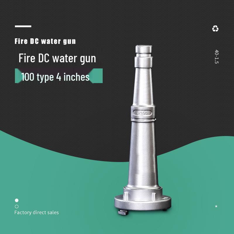 2.5-Inch Straight Stream Fire Hose Nozzle with Buckle, Agricultural Sprinkler, and Water Pipe Connector Switch