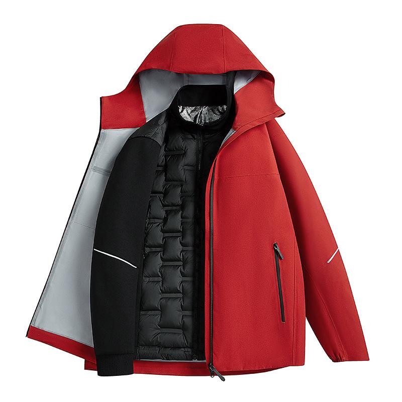 New Down Liner Jacket In Autumn and Winter Two-piece Outdoor Mountaineering Suit