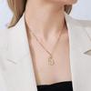 Moonlit Heart Luxurious Diamond Necklace - Women’s Versatile Clavicle Chain