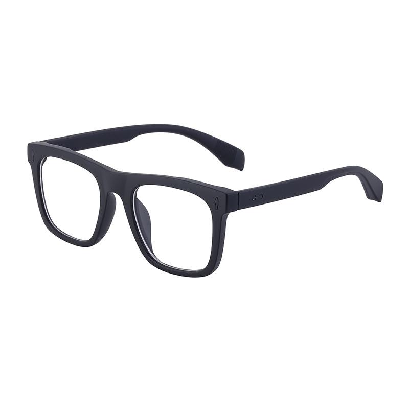 Retro Square Frame Glasses Frame Men'S Simple And Versatile Glasses Frame Women Can Be Equipped With Myopia Optical Frames