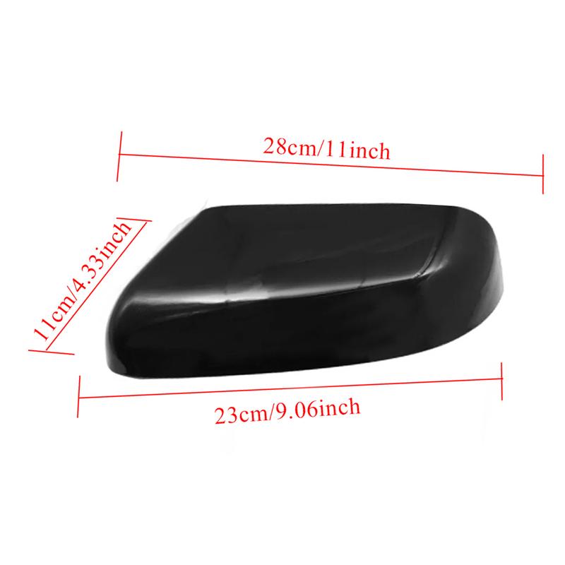 Glossy Black Car Side Rearview Mirror Cover For Ford EXPLORER 2016 2017 2018 US version Car Accessories