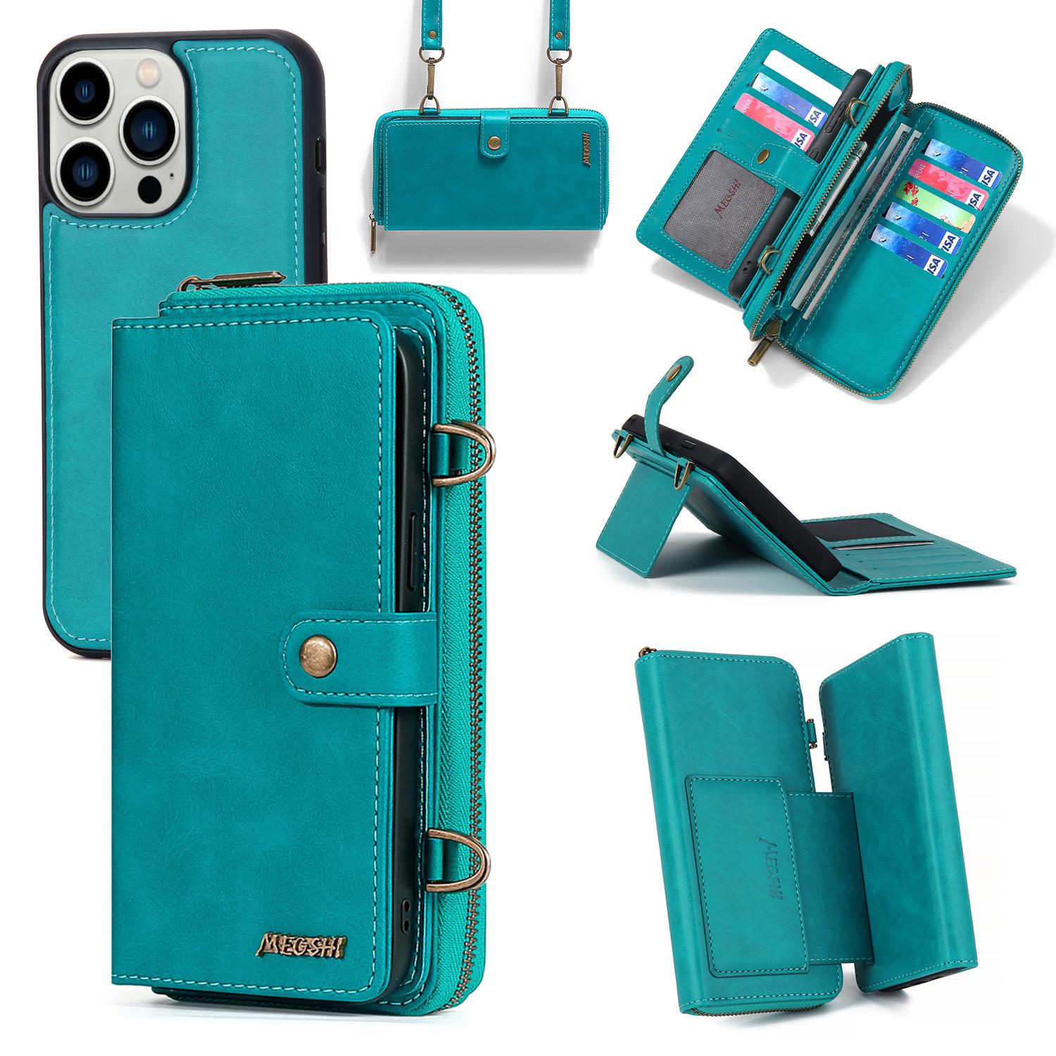 Megshi Wallet Pu Leather Filp Phone