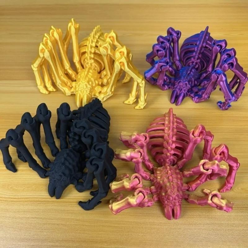 3D Printed Articulated Joints Horror Style Decoration for Festival Party Desktop Display Gift Home Ornament Nordic Home Decor