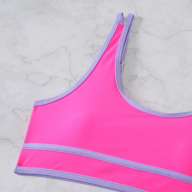 New sexy swimsuit women's bikini bikini split contrasting multi-color swimsuit
