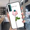 For TCL 20S Cases 20L 20se 20L+ 3D Relief Floral Silicone Emboss Covers For TCL 20S Back Cases Protective Coques Fundas TCL 20SE