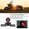 12V Motorcycle Electromobile Modified LED Tail Brake Light Rear Warning Lamp Universal