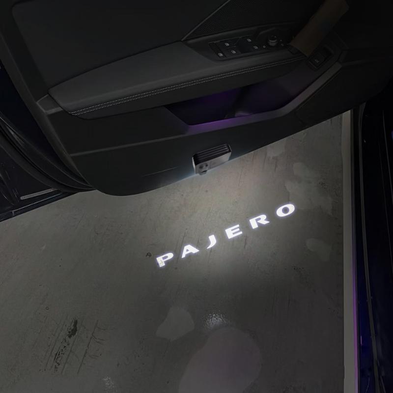 HD LED For Mitsubishi Outlander Pajero ASX Lancer EX Eclipse Cross Logo Car Door Courtesy Light HD Projector Welcome Lamp