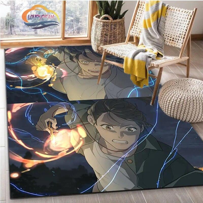 Latest Animated Suzume Anime Carpet 3D Printing Decorative Floor Mat for Children and Girls Living Room Bedroom Sofa Area Rug