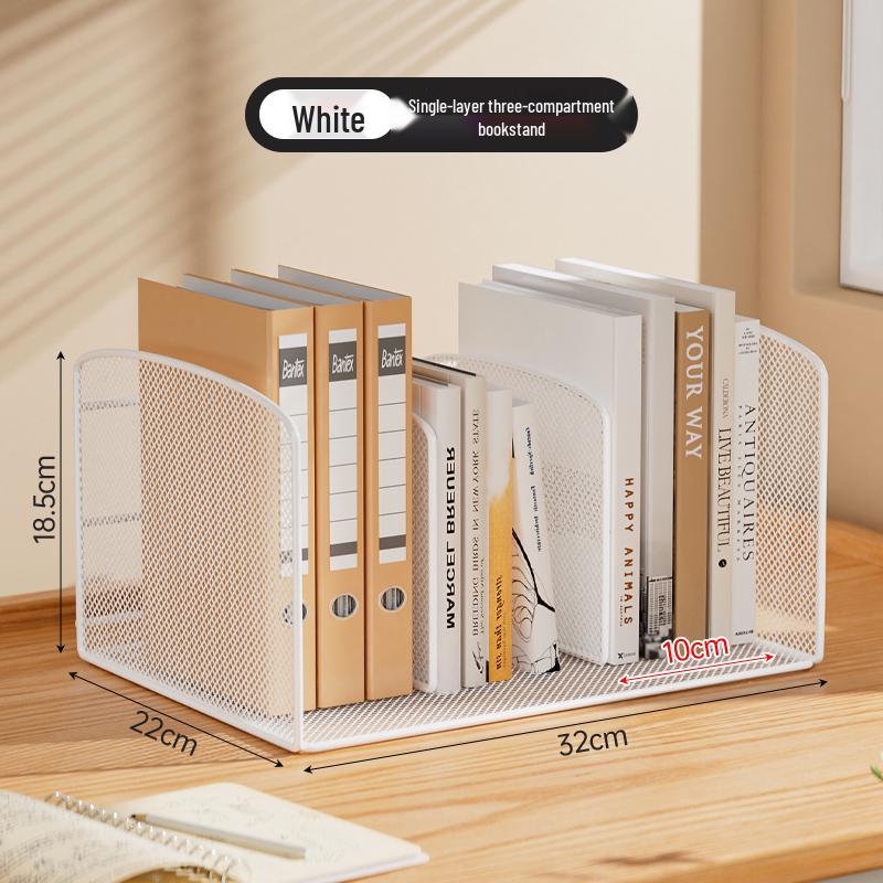 Multi-Layer Desktop Book Stand & Document Organizer