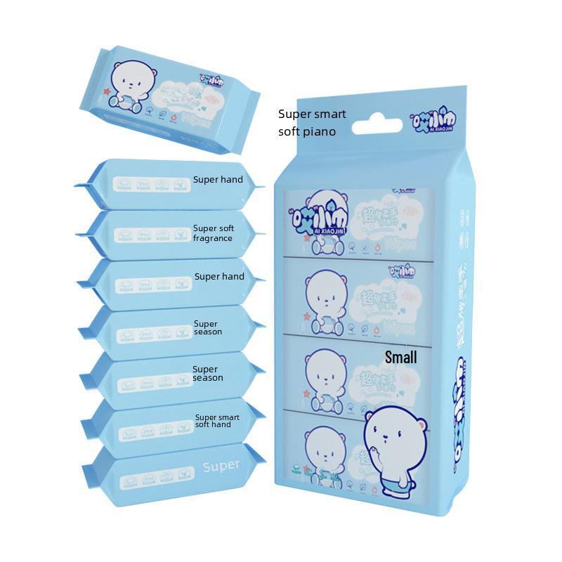 Compact Wet Wipes: Hand & Mouth Cleaning for Female Students, Dorms & Babies