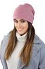 Leonora Women' Wool Cap with Rhinestones, Ash Rose Color