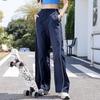 Women's High-Waisted Quick-Dry Summer Pants - Slimming, Lightweight, Breathable, Sun-Protection, Wide-Leg Design