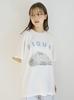 gelato pique Seal Print PWCT252206 OWHT F T-Shirt Women's