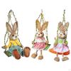 Animal Craft Decorative Ornament Swing Figurine Woven Collection Sculpture Cute for Wedding Balcony