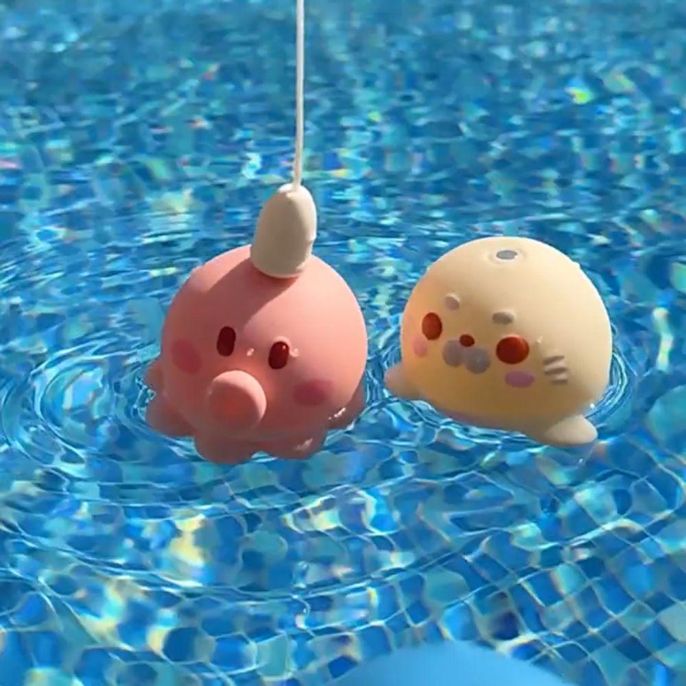Octopus Bathroom Fishing Toy Pufferfish Fishing Water Toy Children's Fishing Toy Mischief Gift