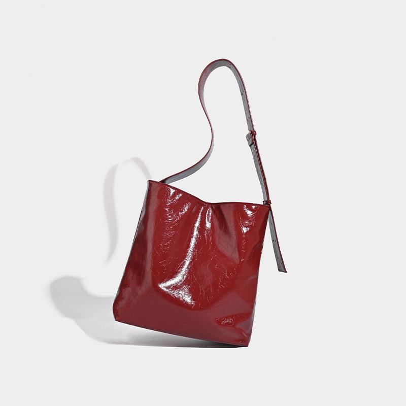 Niche Design Premium Sense Tote Bag Taška přes rameno Retro Dojíždění Velkokapacitní taška Crossbody taška