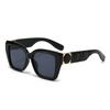 New Fashion Sunglasses Women Square Face Slim Sunglasses Anti-UV Sunglasses