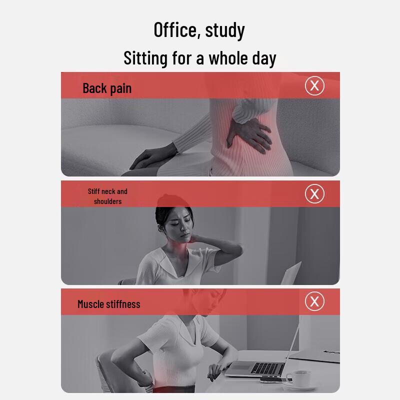 Aux Kneading Back and Neck Massage Cushion