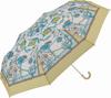 Miyajima Folding Umbrella 55cm Windproof Bone Chain Scarf Yellow Hand Open UV Protection Coating [12830]