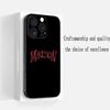 Maneskin Cool Band Pattern Design Phone Case For iPhone 16 16e 15 14 13 12 11 Plus Mini Pro Max Soft Black Shockproof Cover