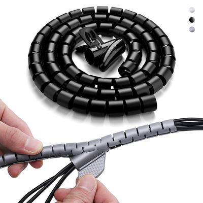Flexible Wire Wrap Cable Winder Tube Cable Organizer Storage Pipe Cord Protector Management