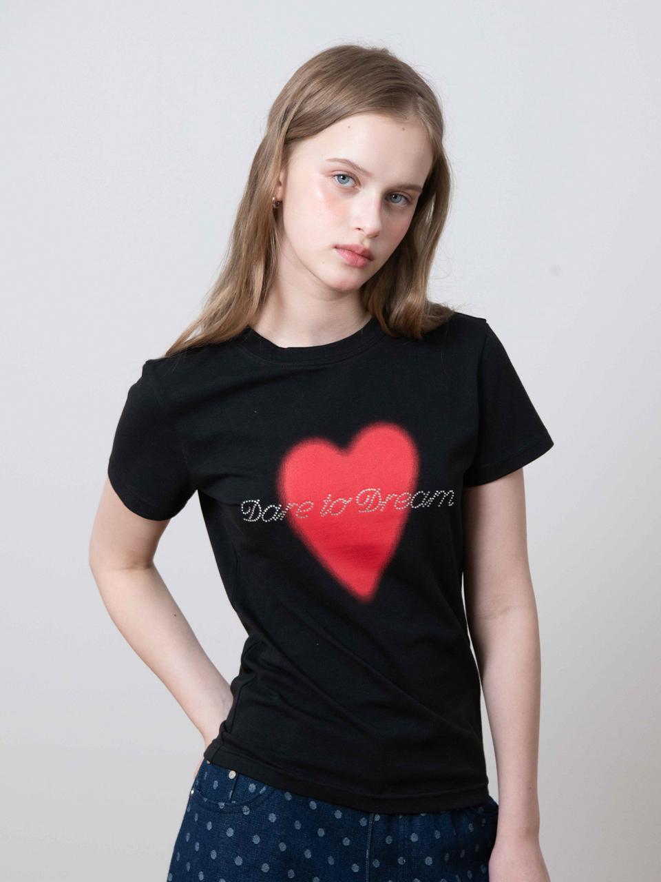 Футболка Opish Dare To Dream, Черная Black/Os