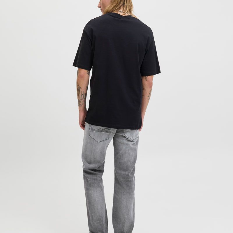 Schmal zulaufende Jeans mike black denim Herren JACK & JONES