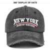 Retro Embroidered Letter Baseball Cap For Unisex High Quality Adjustable Washed Cotton Hip Hop Snapback Outdoor Sports Hat Gorra