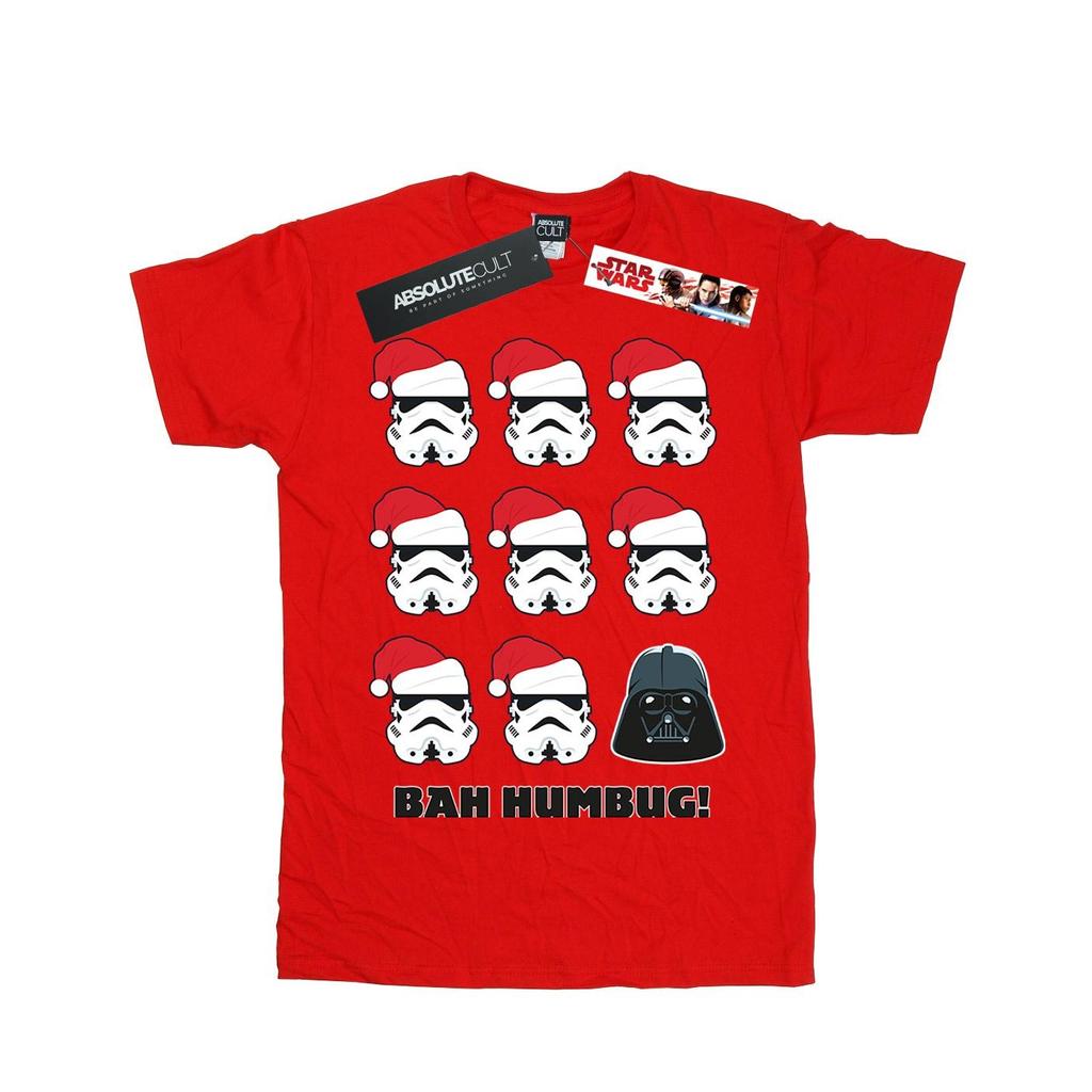 STAR WARS Weihnachts-Humbug-Baumwoll-T-Shirt für Mädchen