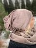Luba Velvet Turban 26 Crinkled Shawl Without Pattern Even After Chemotherapy