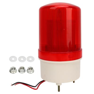 Luz Estroboscópica LED Giratoria Industrial Luz de Señal Giratoria Eléctrica Alarma Silenciosa para Advertencia de Emergencia Rojo 12V