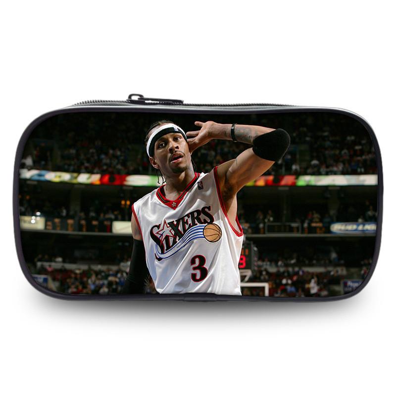 Trousse NBA Allstar Sac de Rangement Grande Capacité en Nylon pour Étudiants et Usage de Bureau