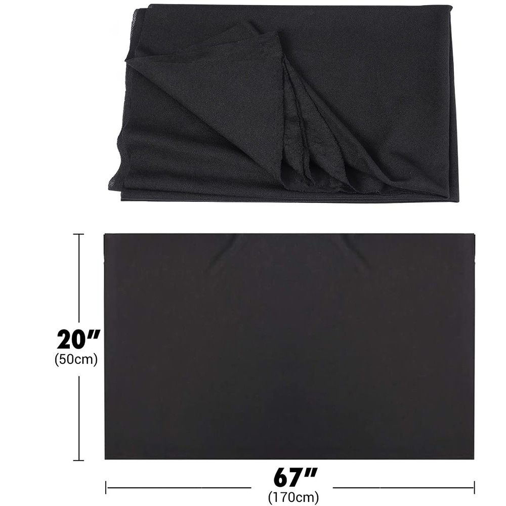 Black Speaker Mesh Cloth Breathable Anti-dust Speaker Grill Cloth Dustproof Soundproof Net Cover Home KTV