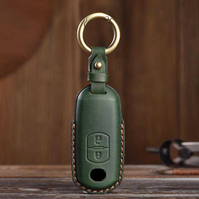 Key Case for Car Genuine Leather Protector For Mazda 2 3 6 Atenza Axela Demio CX-5 CX5 CX-3 CX3 CX7 CX-7 CX-9 CX9 MX5 2 3 Key C