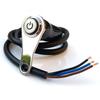 1pc LED Motorcycle Switch ON+OFF Handlebar Mount Aluminum Alloy Waterproof 12V Fog Light Lamps Motorbike Horn Push Button Switch