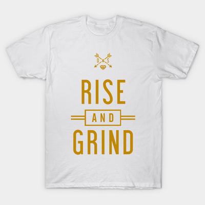 T Shirt Women Rise And Grind Harajuku Print Kawaii Tshirt Summer Short Sleeve Female T-Shirt Top Tee