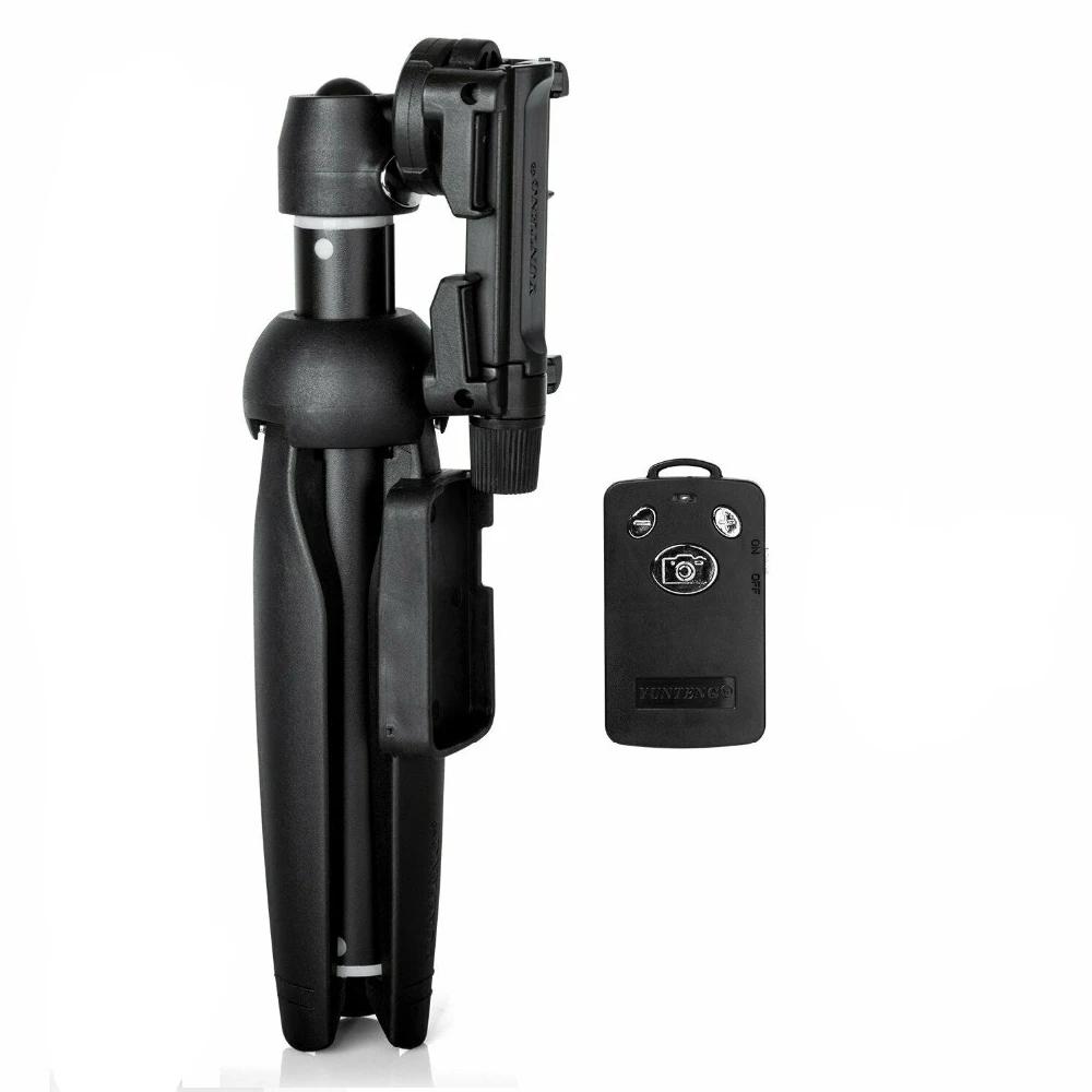 YUNTENG 9928 Aluminum Foldable for Selfie Stick Phone Stand Holder Photography Wireless Remote Extendable 1000mm Tripod