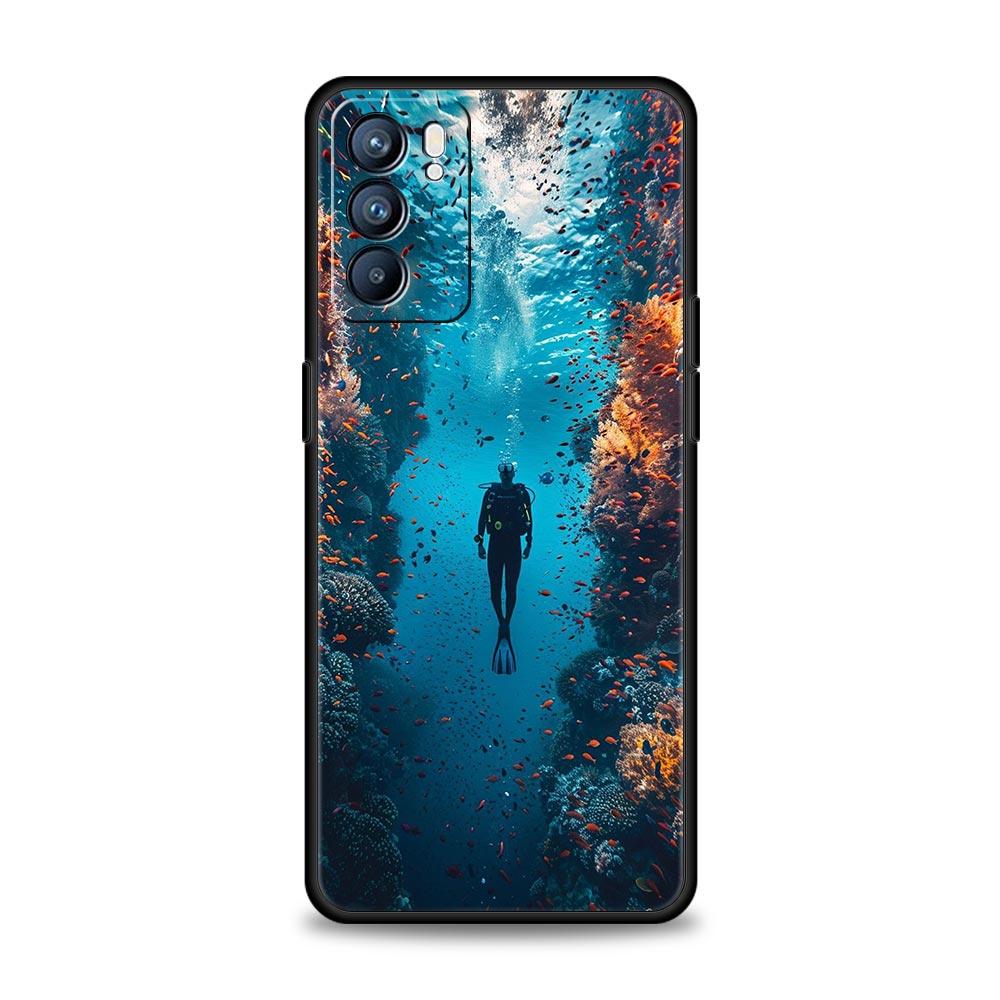Wodoodporne etui na telefon dla nurka do Oppo Reno13 Reno12 Reno11 F Reno10 Pro A54 5G Find X5 A53 A52 A9 A17 A57 A78 4G A79 A80 A98 Pokrowiec