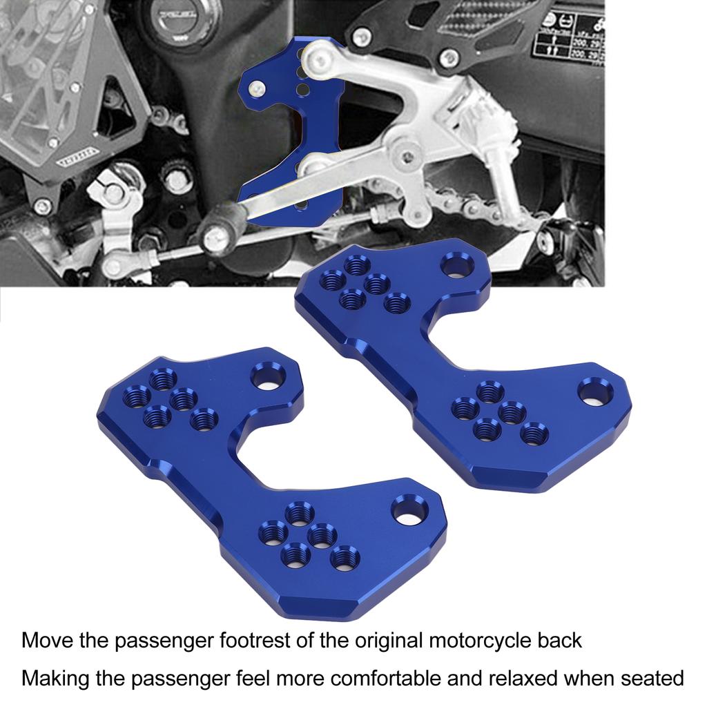 2pcs Passenger Footpad Back   Bracket CNC Aluminium Alloy Replacement for YZF R3 MT25 MT03